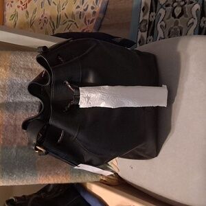 Dooney and Bourke Large Hattie in Black Florentine leather